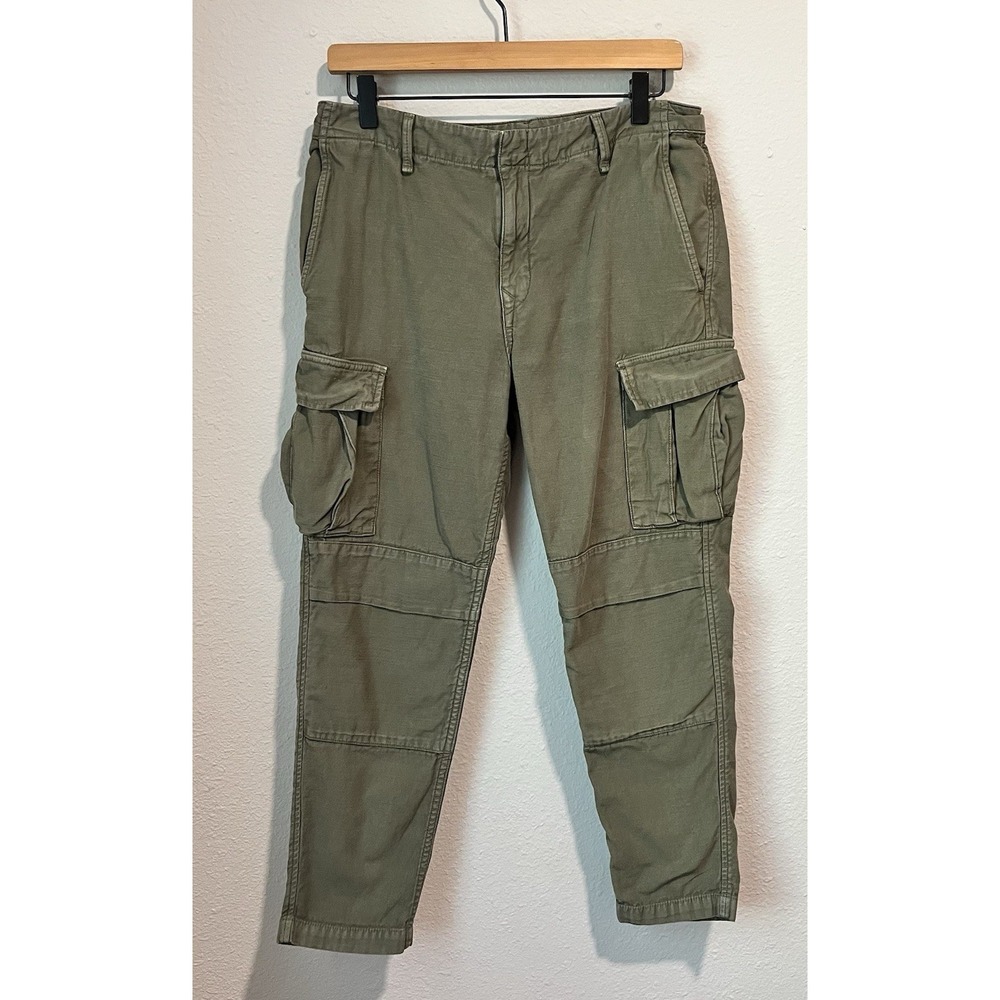 Rag and Bone Cargo Pants Womens 26 Army Green Jeans Skinny Pockets Classic